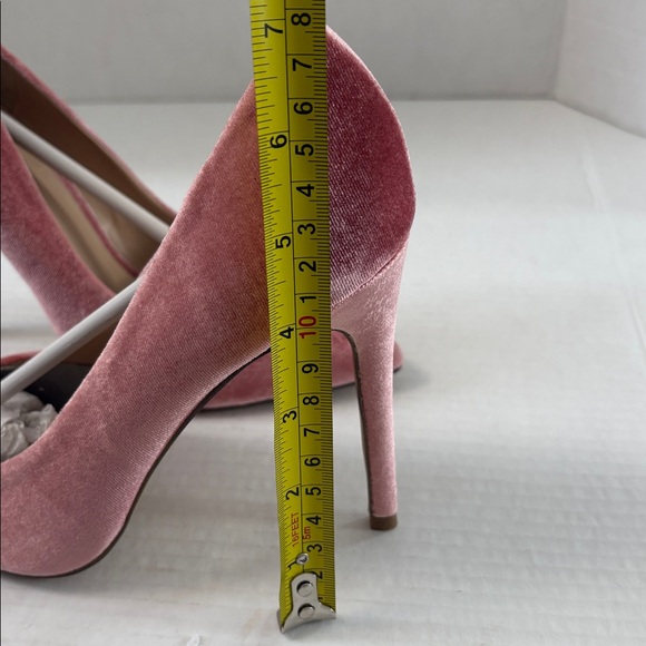 Bebe Velour Pink Heels Size 7 - Picture 12 of 12